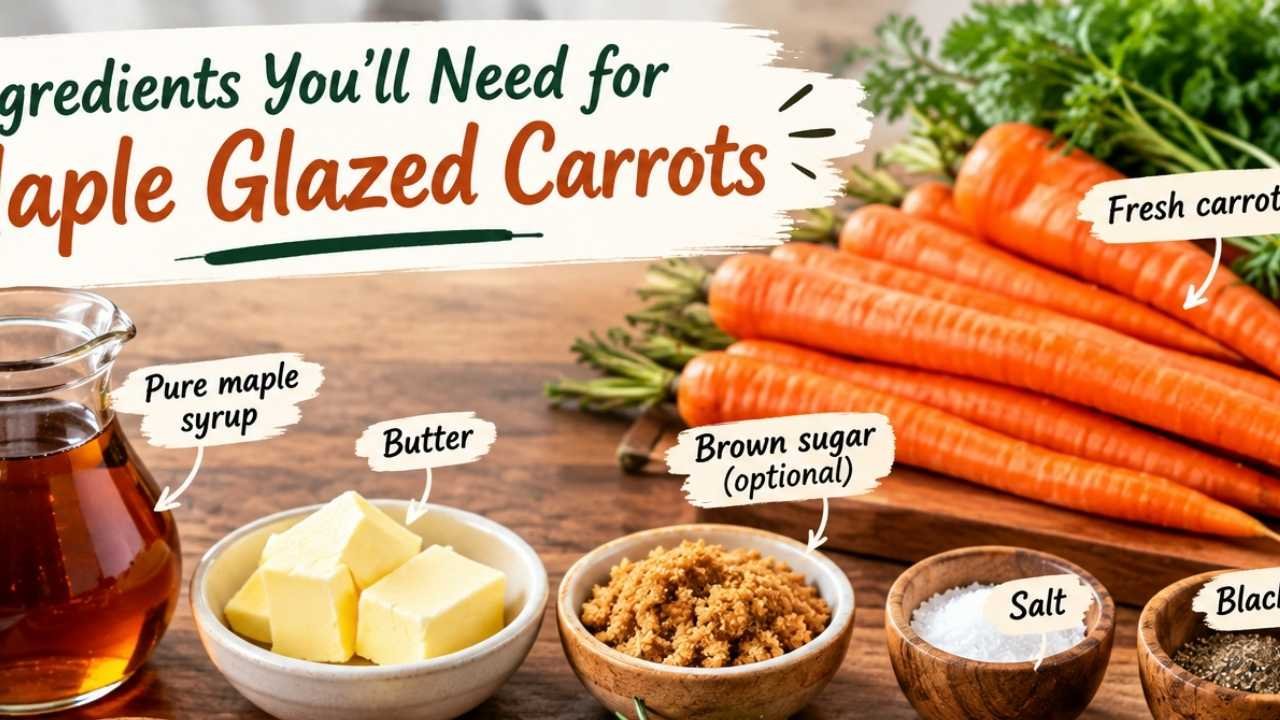 Easy Maple Glazed Carrots are a simple yet delicious way to add more flavor to your dinner table.