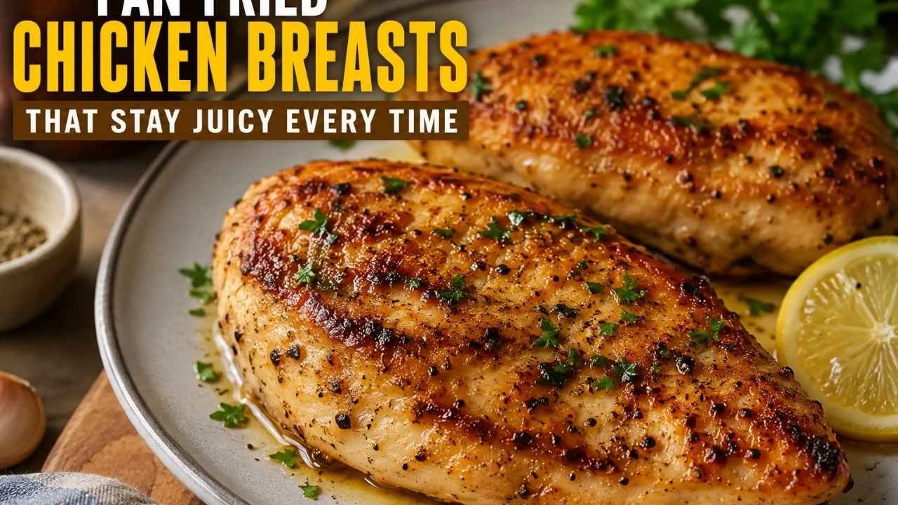 Pan-fried chicken breasts are one of the easiest ways to make a quick, flavorful, and satisfying meal without spending hours in the kitchen.