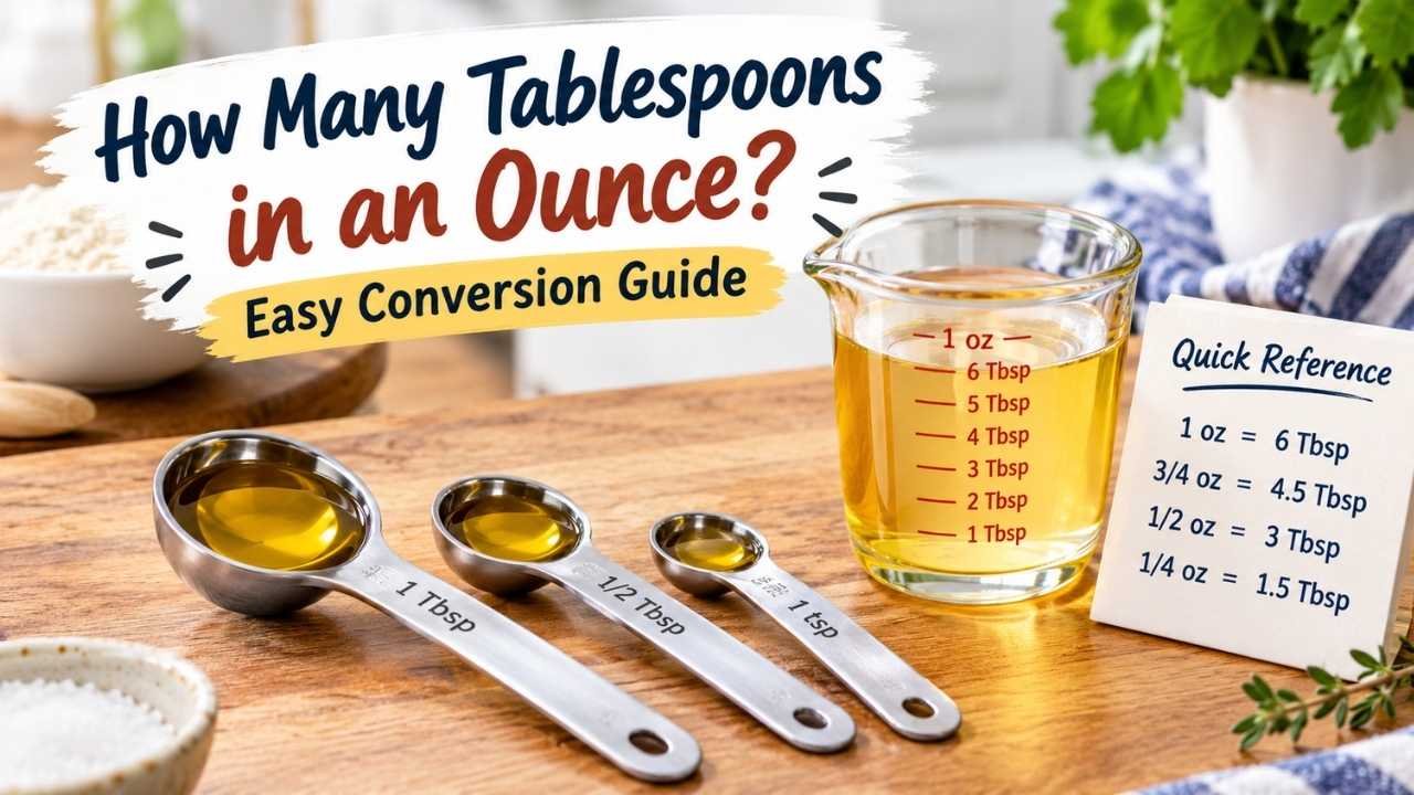 If you've ever paused while following a recipe and wondered how many tablespoons in an ounce, you're not alone.