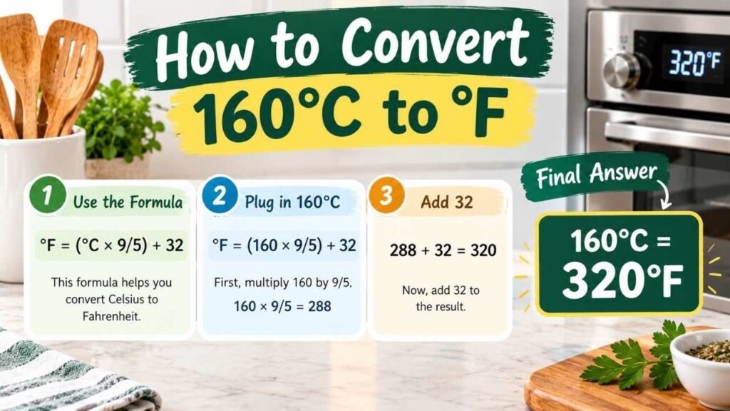 How to Convert 160 C to F