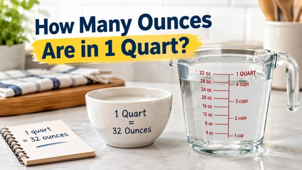 How Many Ounces Are in 1 Quart?