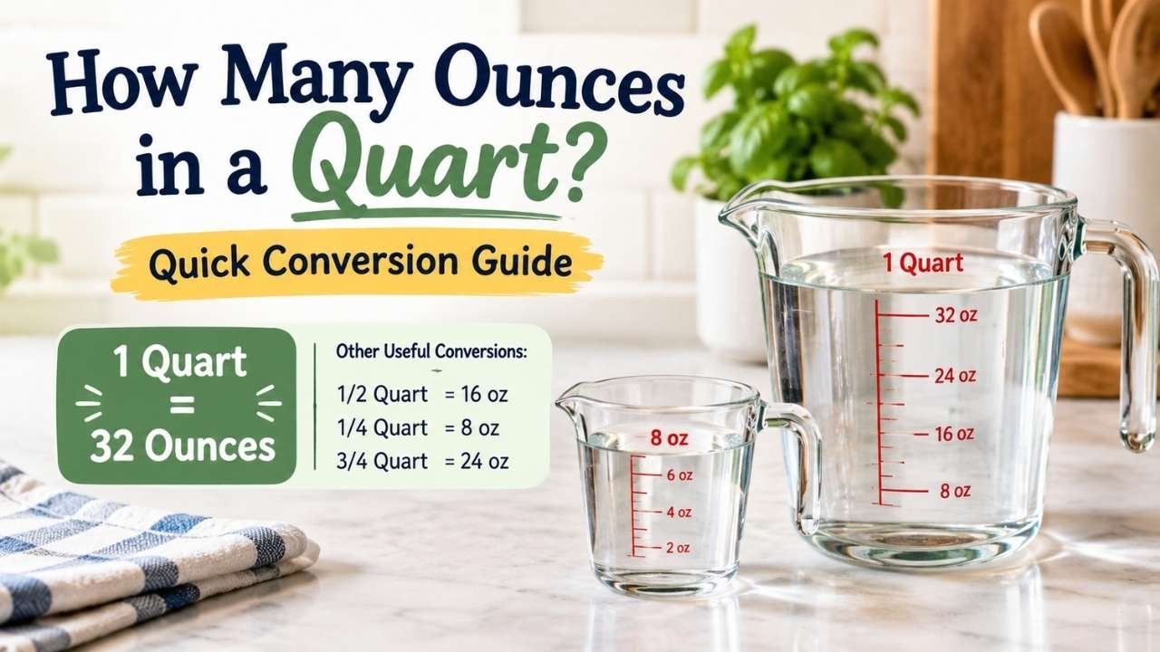 Wondering how many ounces in a quart? The quick answer is 1 quart equals 32 fluid ounces (fl oz) in the U.S. customary system.