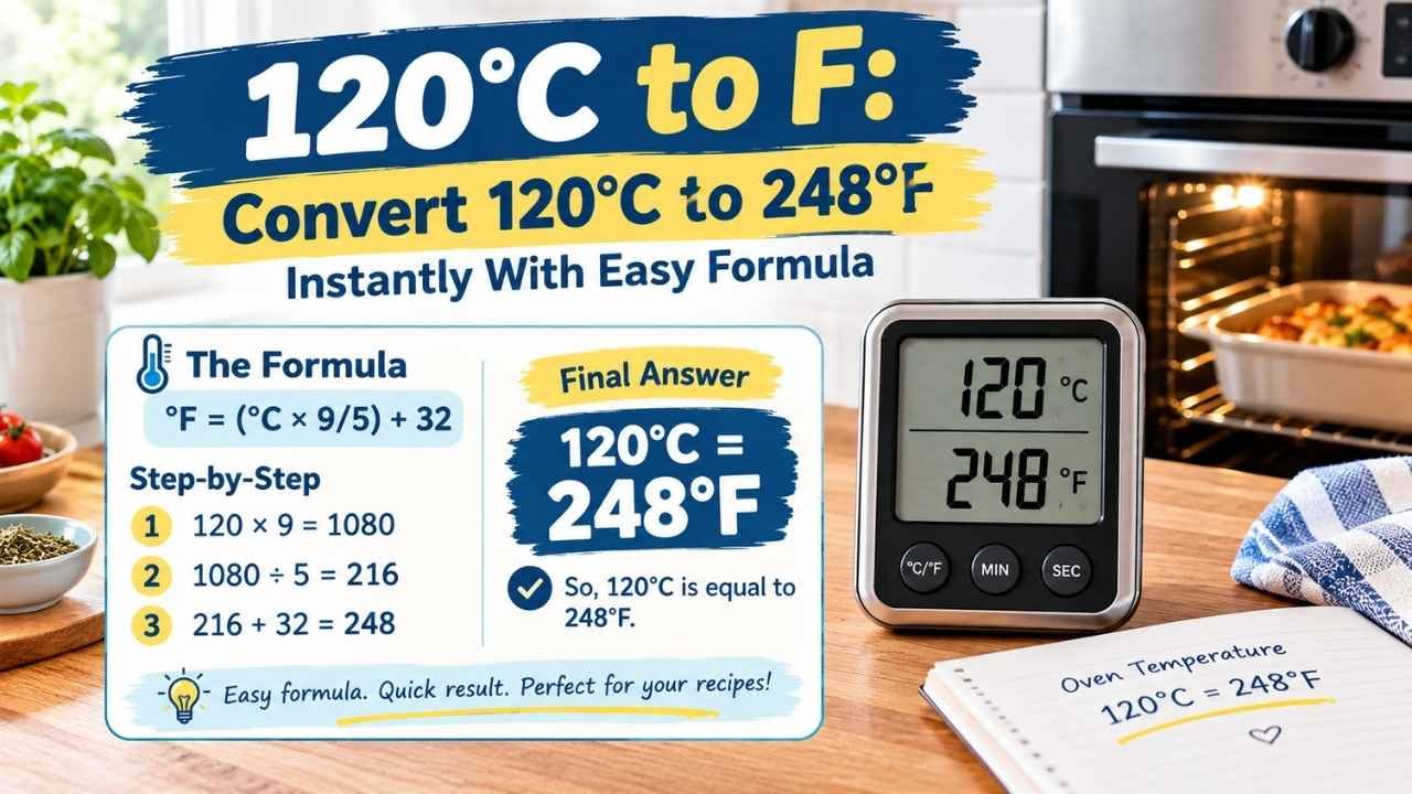 120 C to F is one of the most common temperature conversions people search for when following recipes, checking oven settings, or converting measurements from Celsius to Fahrenheit.