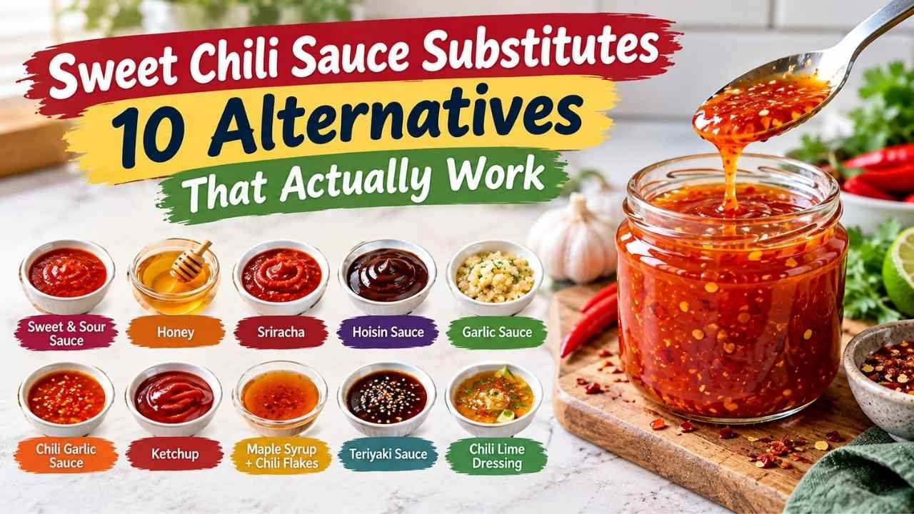 Sweet chili sauce substitutes are a lifesaver when you’re in the middle of cooking and realize the bottle is empty.