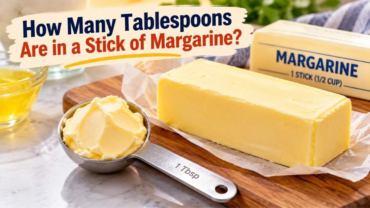 If you're wondering how many tablespoons are in a stick of margarine, the quick answer is 8 tablespoons.