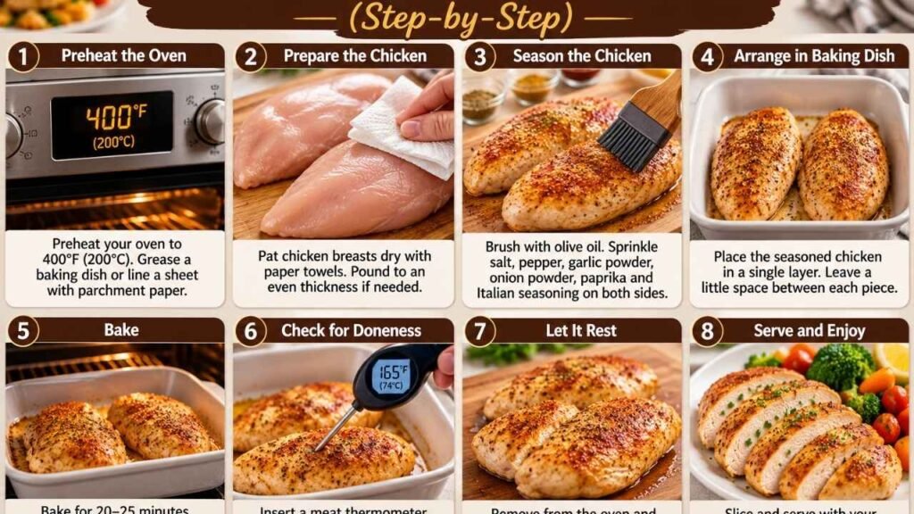 How to Bake Chicken Breast (Step-by-Step)