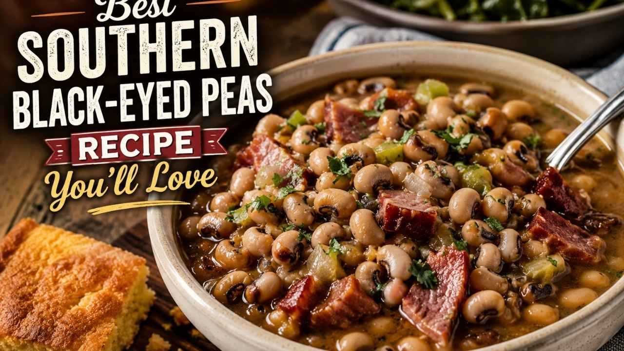 If you're looking for an authentic Southern Black-Eyed Peas recipe, this one checks all the boxes.