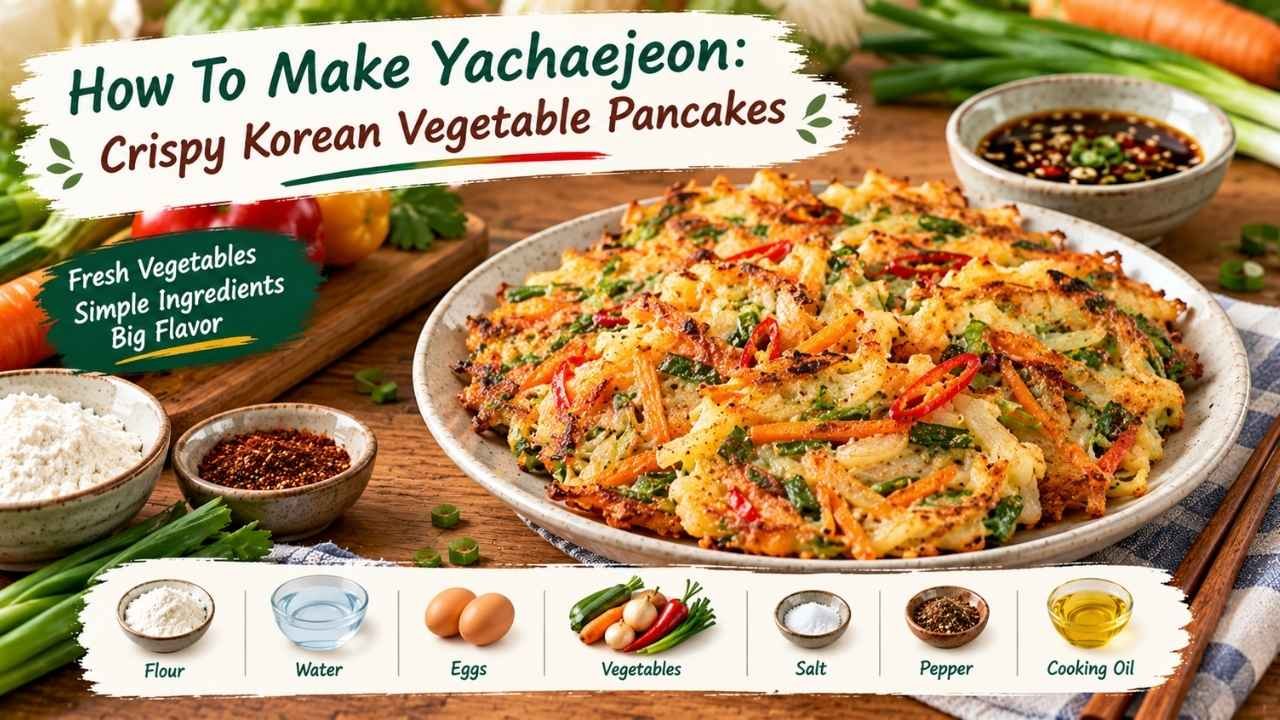 If you want to learn how to make Yachaejeon at home, this easy guide will show you the steps for creating delicious Korean vegetable pancakes with simple ingredients.