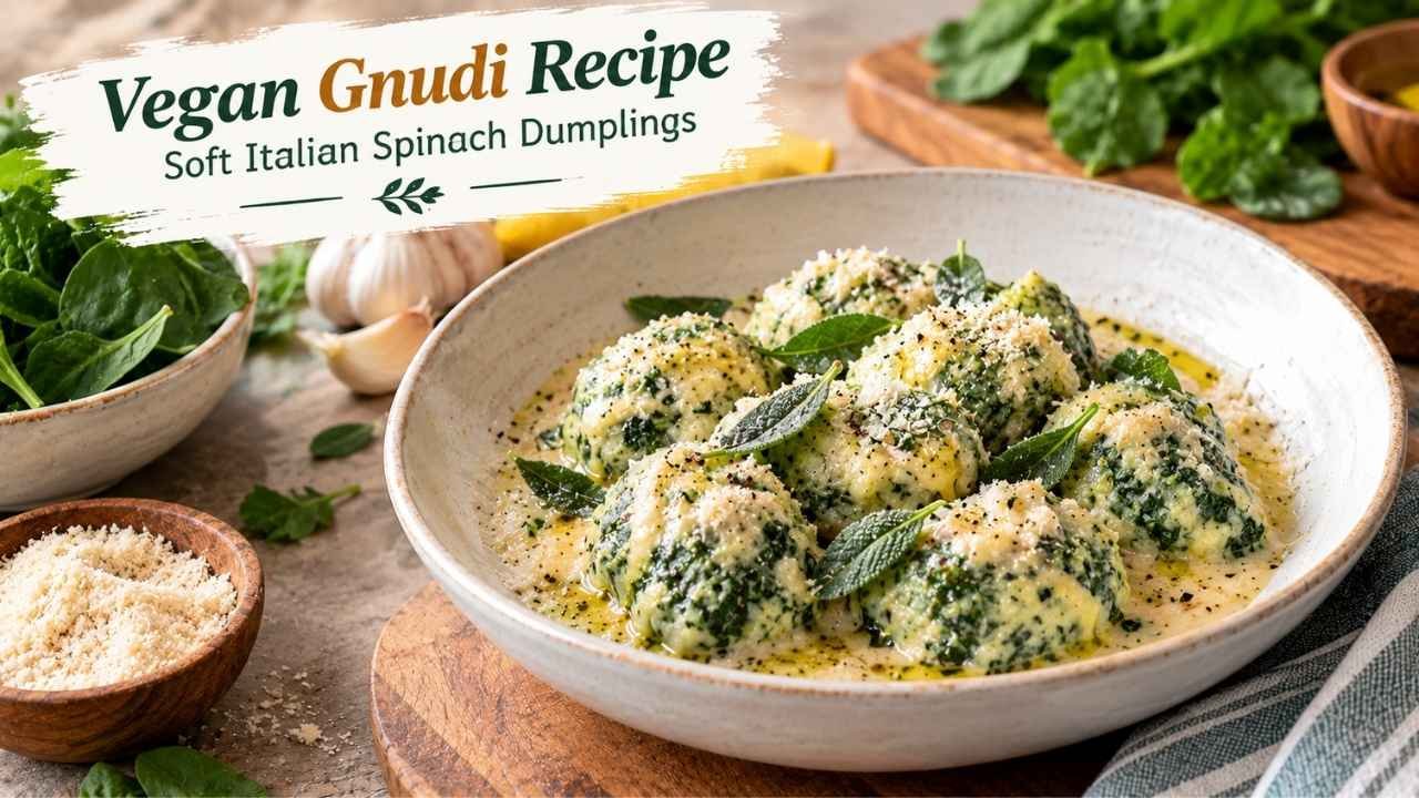 If you're looking for a vegan gnudi recipe that turns out soft, pillowy, and full of authentic Italian flavor, you're in the right place.